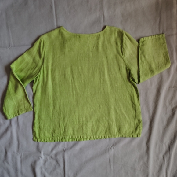 Hot Cotton by Marc Ware Linen Top - Picture 2 of 6